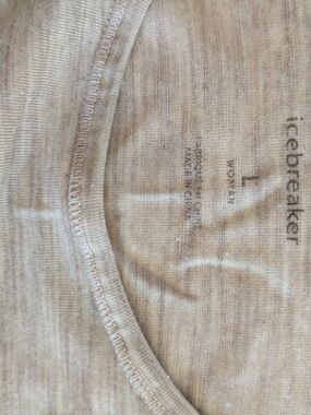Icebreaker Women's Lightweight tank in Heathered Oat